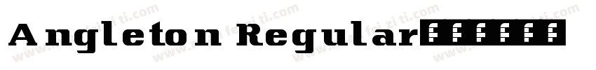 Angleton Regular字体转换